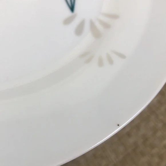 Pier 1 KUI HUA Set Of Five Salad Luncheon Plates MCM Starburst Atomic Style - Picture 10 of 10